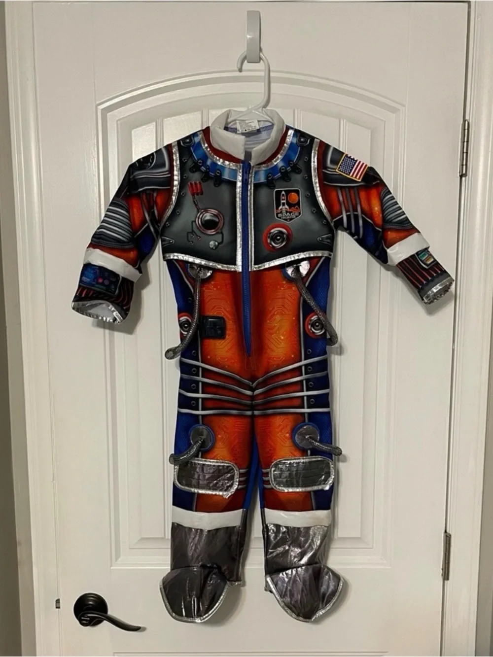 Adventure Factory Astronaut One Piece Costume with Detachable Helmet